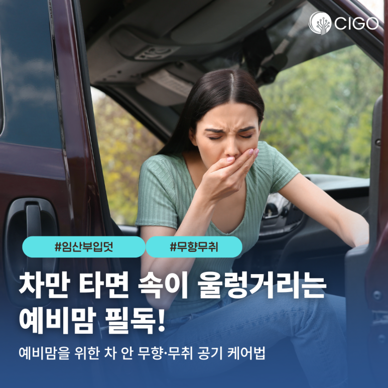 차만 타면 울렁거리는 예비맘을 위한 차 안 무향·무취 공기 케어 팁