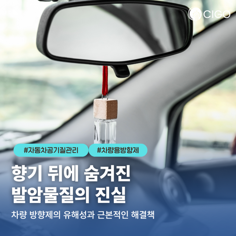 향기로 덮은 악취, 알고 보니 호흡기 위협? 차량용 방향제의 숨겨진 위험성