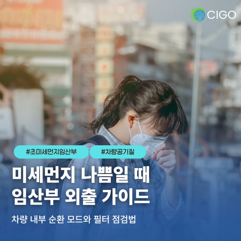 미세먼지 나쁨인 날 임산부 외출 가이드: 차량 내부 순환 모드와 필터 점검법