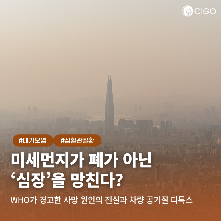 WHO가 경고한 대기오염 사망자 60%의 진실, 심장질환 예방을 위한 실내 공기질 관리